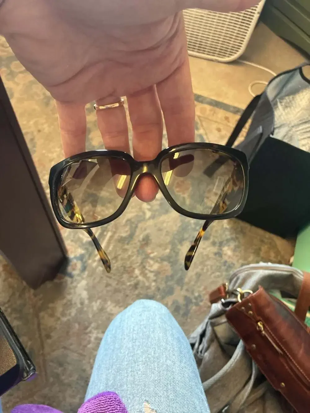 Prada SPR 01S Tortoiseshell Sunglasses